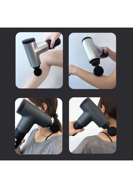 Masaj Aleti Kademeli 2000MAH Batarya Derin Doku Kas Masaj Tabancası 4 Başlıklı F320 indirimleri