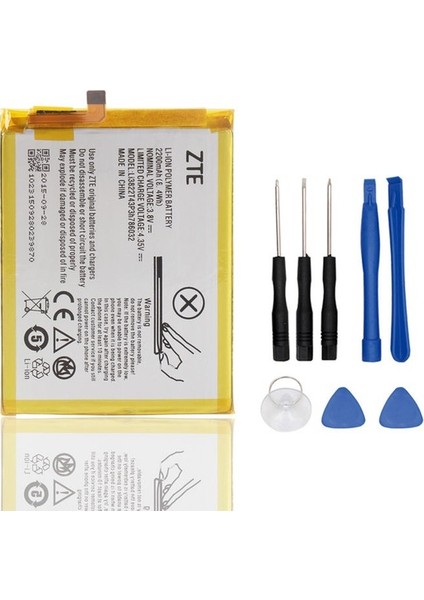 Blade V6 D6 X7 Pil Batarya LI3822T43P3H786032 ve Tamir Seti