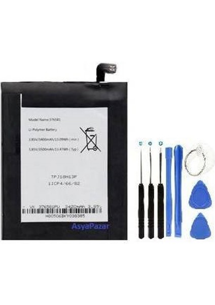 Casper Via A3 Pil Batarya TPJ18H13P ve Tamir Seti fiyatları