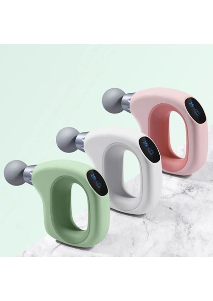 Mini Darbeli Titreşimli Masaj Tabancası, 20W, Beyaz renkli, profesyonel kullanım modelleri