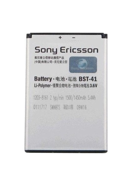 Sony BST41 Xperia X2 Pil Batarya modelleri