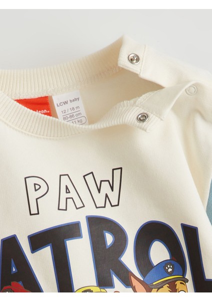 Yeni Sezon Paw Patrol Baskili Erkek Sweatshirt ve Pantolon 2'li - S53085Z1 fırsatları