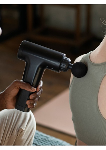 Masaj Tabancası Sporcu Masaj Aleti 4 Başlıklı Titreşimli Fascial Gun Profesyonel Masaj Tabancası indirimleri