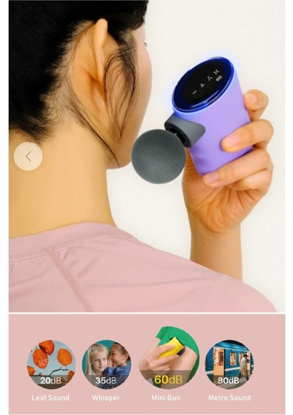 Masaj Tabancası Darbeli Titreşimli 3 Başlıklı Profesyonel Şarjlı Mini Masaj Aleti indirimleri