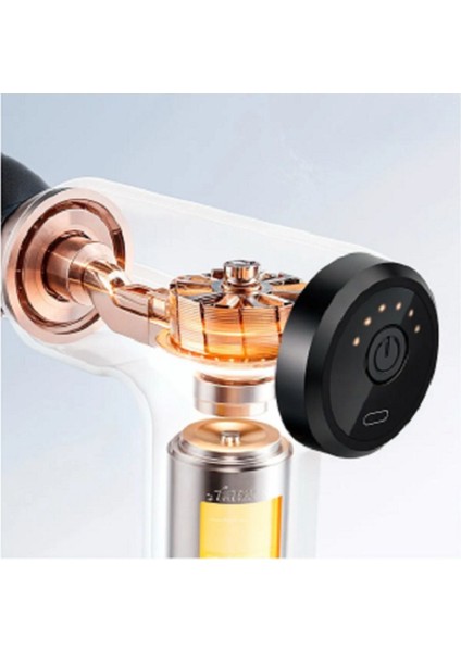 6 Kademeli Derin Doku Masaj Tabancası, Güçlü ve Hafif Siyah Renk fırsatları