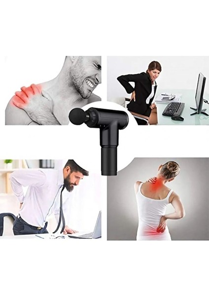 6 Fonksiyonlu Akıllı Şarjlı Yoğurmalı Titreşimli Sporcu Masaj Aleti Gri Renk fırsatları