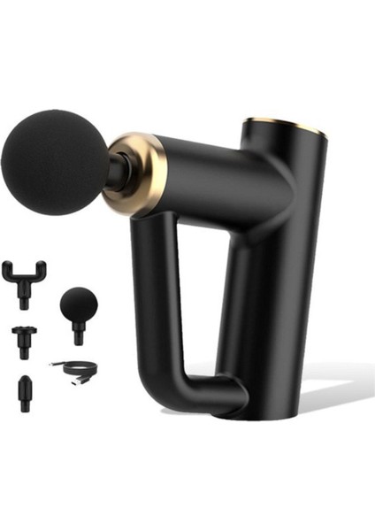 Hızlı Şarjlı Kas ve Vücut Masaj Tabancası, Siyah, TR Menşei fiyatları