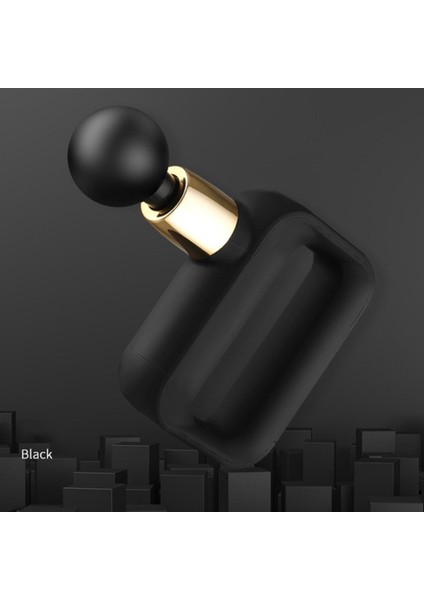 Yeni Nesil 4 Farklı Başlıklı Şarjlı Kas ve Vücut Mini Masaj Tabancası