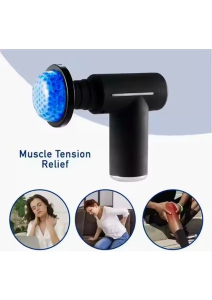 Titreşimli Kas Masaj Aleti, Siyah, Profesyonel, Fitness ve Spor için ideal modelleri