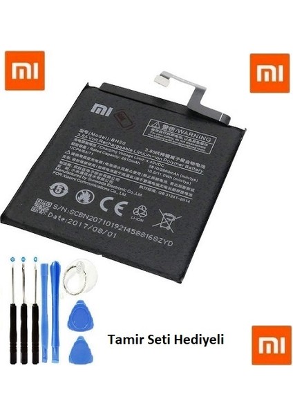 Xiaomi Mi 5c Mi5c BN20 Batarya Pil ve Tamir Seti modelleri