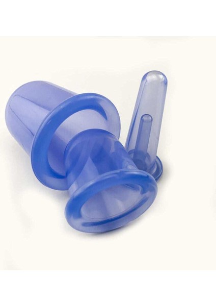 Silikon Masaj Kupası 5'li Mavi modelleri