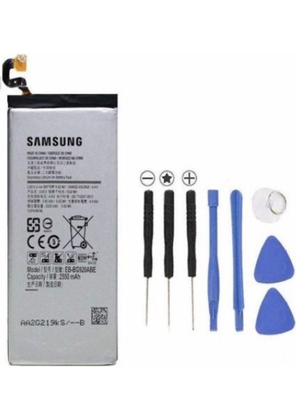 Samsung S6 Pil Batarya ve Tamir Seti EB-BG920ABE modelleri