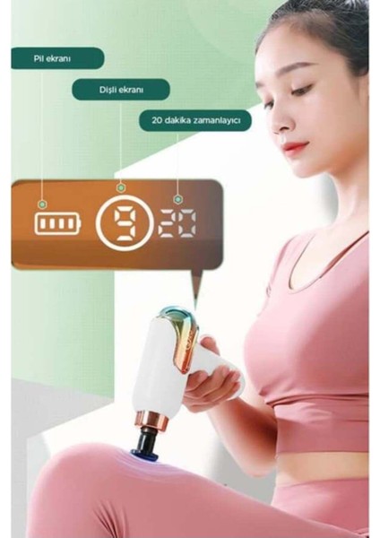 Darbeli Titreşimli Şarjlı Sporcu Masaj Tabancası Masaj Aleti indirimleri