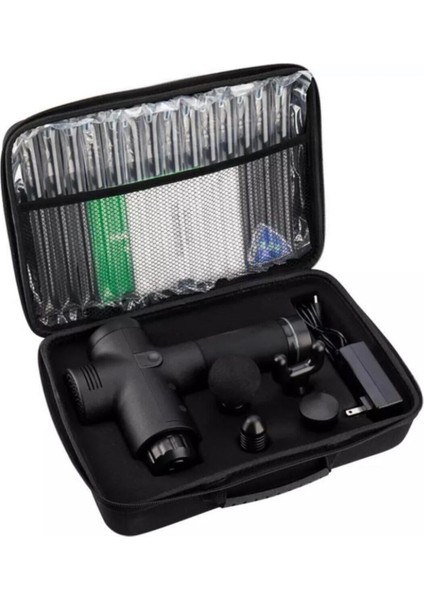 Şarjlı Masaj Tabancası, LCD Ekran, Siyah, Egzersiz ve Fitness İçin Ideal Alet fırsatları