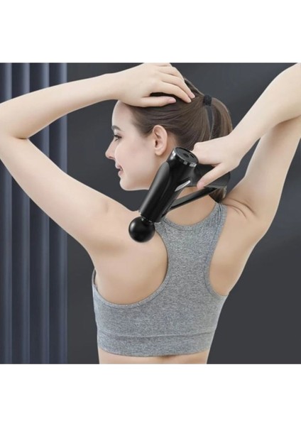 Yeni Masaj Tabancası Darbeli Titreşimli Şarjlı Sporcu 4 Başlık Masaj Tabancası fırsatları
