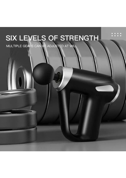 Yeni Masaj Tabancası Darbeli Titreşimli Şarjlı Sporcu 4 Başlık Masaj Tabancası indirimleri