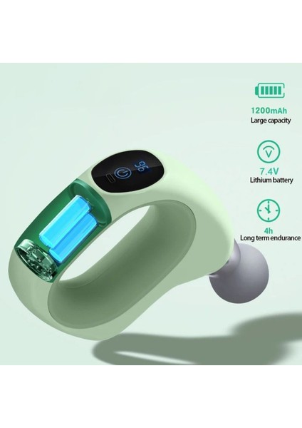 4 Başlıklı Mini Darbeli Titreşimli Profesyonel Masaj Tabancası ve Masaj Aleti 20 W Fascial Gun fiyatları