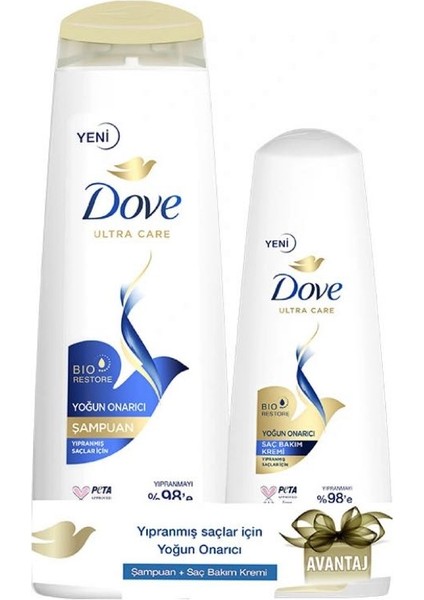 Yoğun Onarıcı Şampuan 400 ml + Saç Bakım Kremi 200 ml