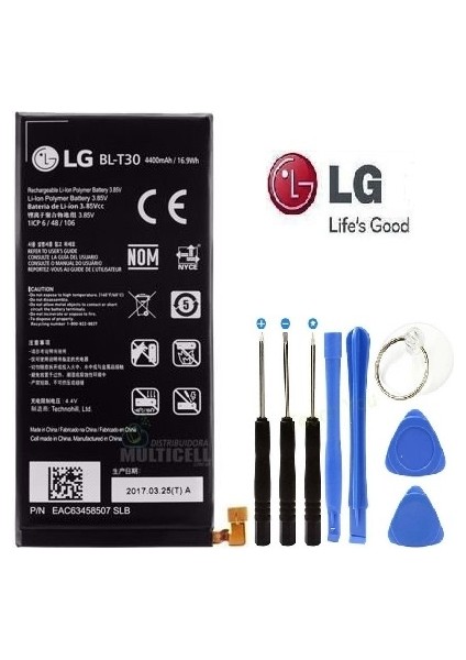 Lg x K10 Power 2 M320 BL-T30 Batarya Pil ve Tamir Seti
