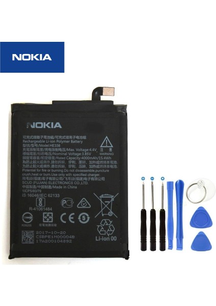 Nokia 2 HE338 Batarya Pil ve Tamir Seti 4000 Mah