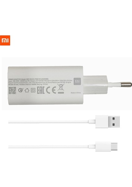 Redmi Orjinal Turbo Şarj Cihazı 33W Type C Set
