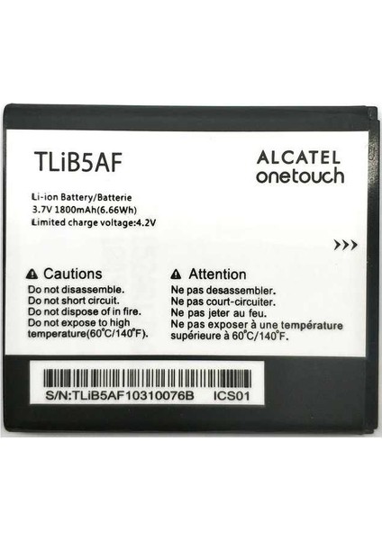 Alcatel Turkcell Wın MW40V Batarya Pil TLIB5AF