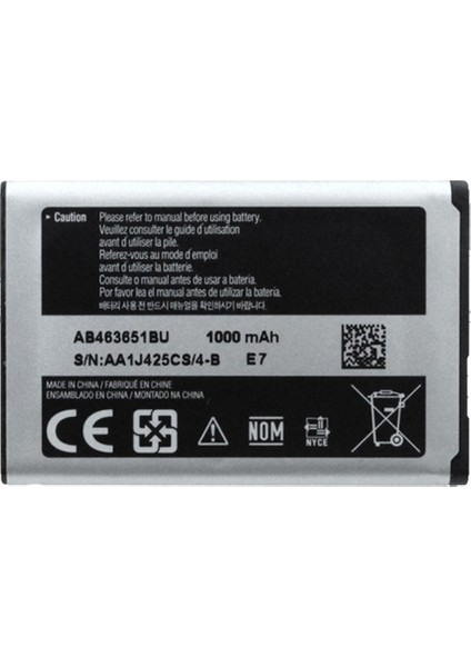 Samsung L700 S5600 S5603 S5610 Batarya Pil AB463651BU