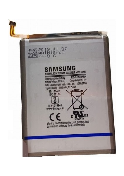 Samsung Galaxy M20/M30 Batarya Pil EB-BG580ABN