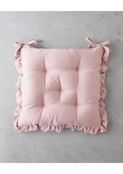 Soft Cozy Sandalye Minderi 40X40 cm Pudra