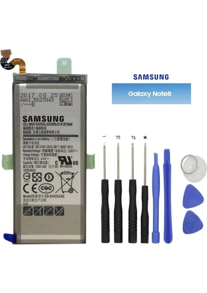 Samsung Note 8 Pil Batarya EB-BN950ABE ve Tamir Seti