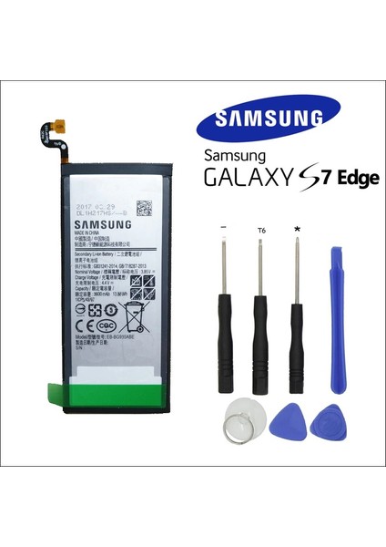 Samsung S7 Edge Pil Batarya G935 EB-BG935ABE Servis ve Tamir Seti