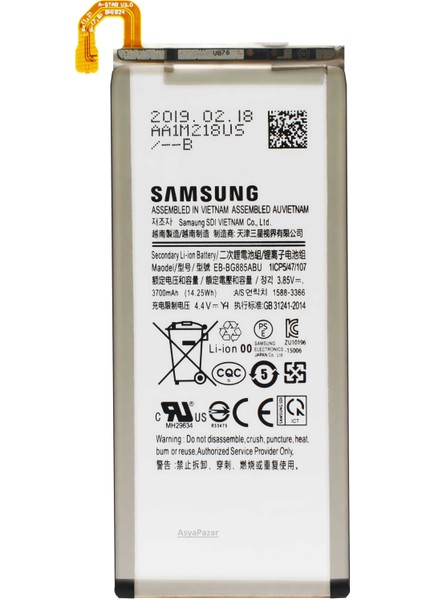 Samsung A8 Star-A9 Star Pil Batarya SM-G885F- EB-BG885ABU