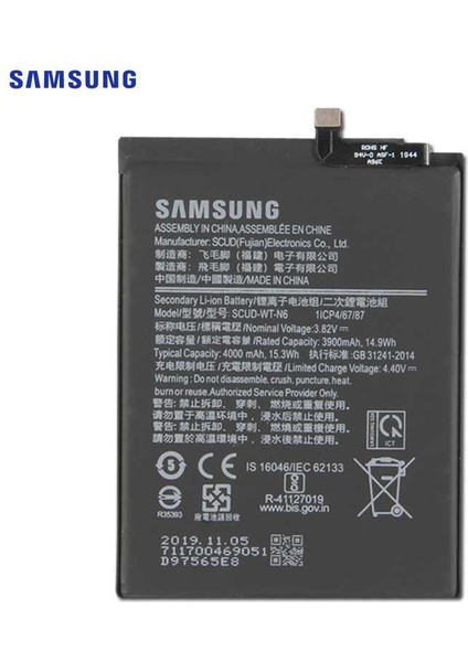 Samsung Galaxy A20S Pil Batarya 4000MAH Scud-Wt-N6