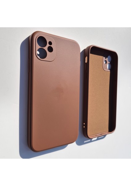 İphone 11 İle Uyumlu Köşeli Kalıp ( 12 GÖRÜNÜMLÜ) Lansman İçi Kadife Esnek Silikon Kılıf