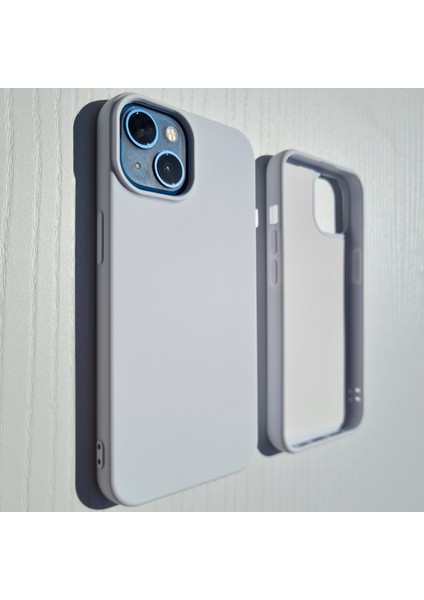 iPhone 15 Uyumlu Lansman İçi Kadife Esnek Soft Silikon Kılıf