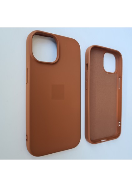 iPhone 15 Uyumlu Lansman İçi Kadife Esnek Soft Silikon Kılıf