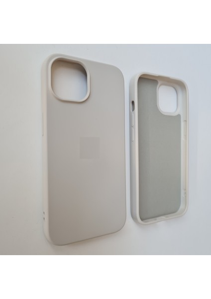 iPhone 15 Uyumlu Lansman İçi Kadife Esnek Soft Silikon Kılıf