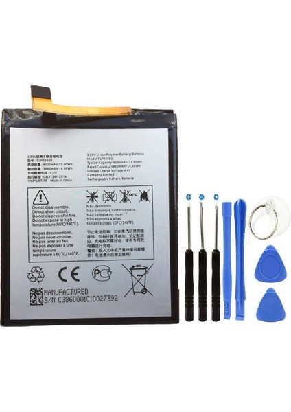 Alcatel A7 / A7 Lte / A7 Xl Pil Batarya ve Tamir Seti TLP038B1