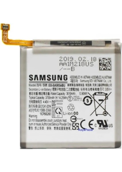 Samsung Galaxy A90 2019 Pil Batarya EB-BA905ABU 3610 Mah