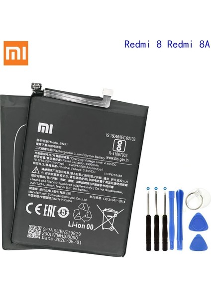 Xiaomi Redmi 8 Redmi 8A BN51 Batarya Pil + Tamir Seti