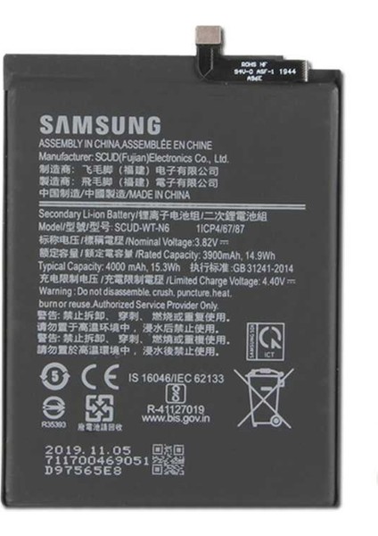 Samsung A10S A107 Pil Batarya 4000 Mah Scud-Wt-N6