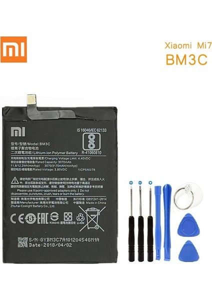 Xiaomi Mi 7 Batarya Pil ve Tamir Seti BN3C