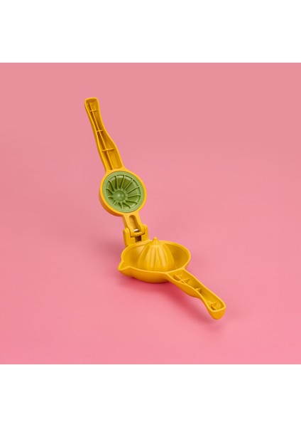 Juicer Bükmeli Limon Sıkacağı - Sarı / Yeşil - 10 cm modelleri
