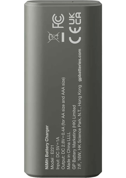 Gp Recyko E221 2 x 2600 Mah R6 Aa Pilli Pil Şarj Cihazı (GP-E221/270AHCER21-2GTLB2)