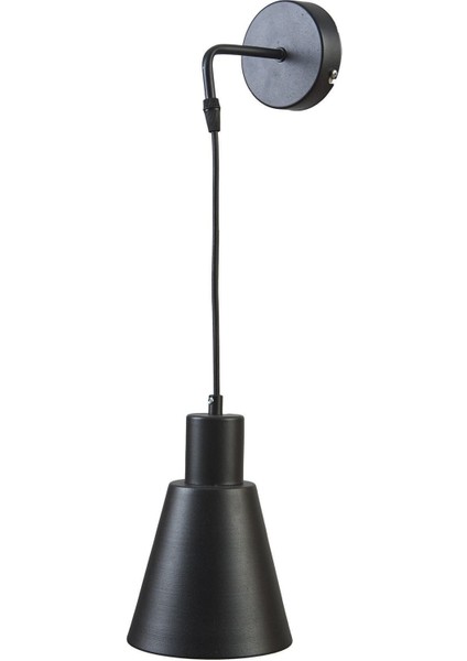 Trend Modern Mutfak Salon Cafe Siyah Renk Tekli Duvar Aplik