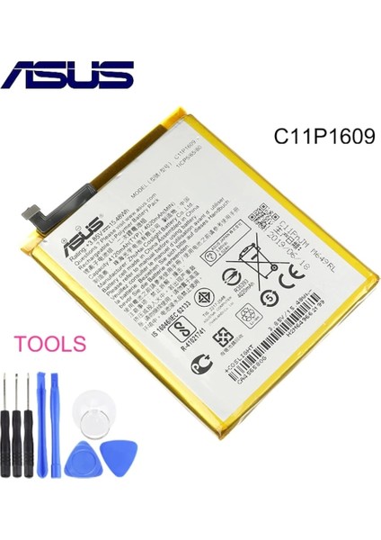 Asus Zenfone 3 Max 5.5 ZC553KL Pil Batarya ve Tamir Seti C11P1609