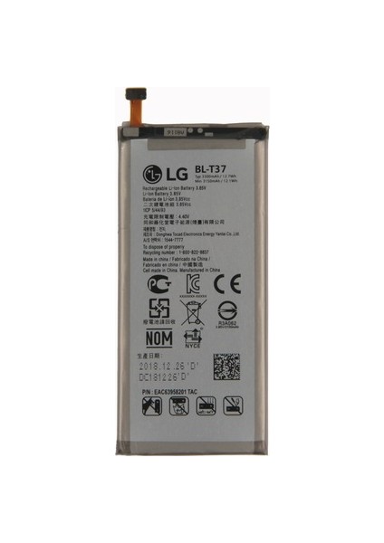 Lg Q Stylus BL-T37 Orijinal Batarya Pil