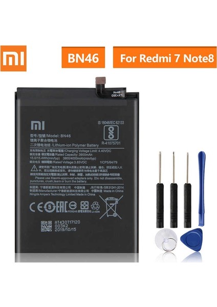 Xiaomi Redmi Note 8/ Redmi 7 Pil Batarya BN46 + Tamir Seti