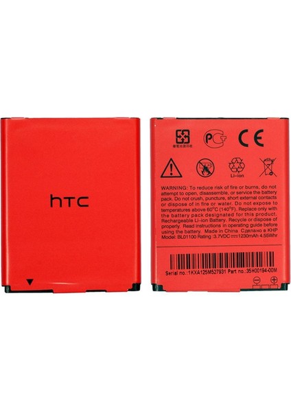 Htc Desire 200 Batarya Pil BL01100 -1230 Mah