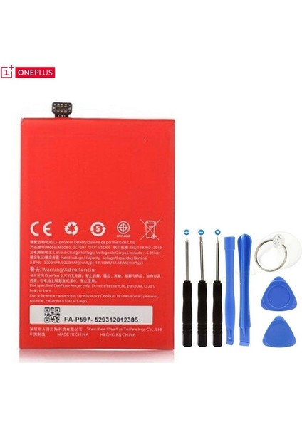 Oneplus x Pil Batarya BLP607 + Tamir Seti One Plus